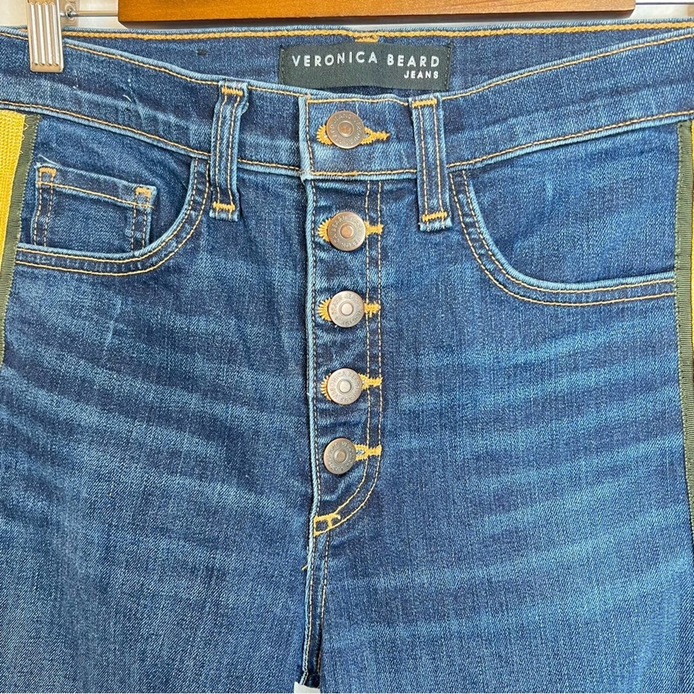 Veronica Beard Carolyn Baby Bootcut Jeans High Rise - Picture 4 of 8